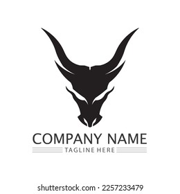 Dragon vector icon illustration design logo template