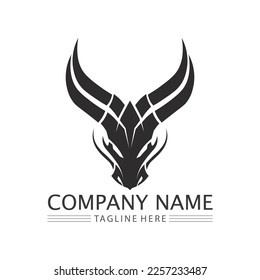 Dragon vector icon illustration design logo template