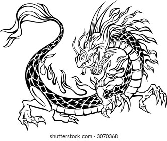 Dragon Vector Illustration