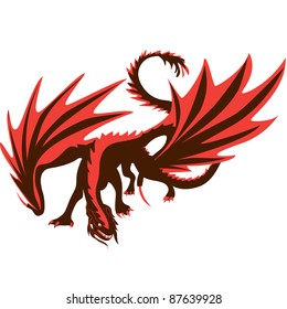 Dragon vector illustration