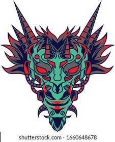Dragon vector illustration available for your custom project