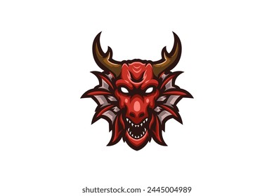 dragon vector illustration logo image