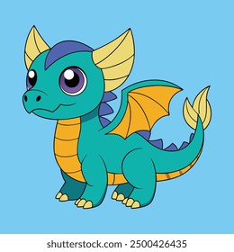 Dragon Vector Illustration - Mythical Creature Art Design