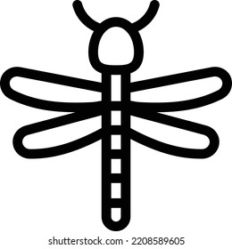 Drache, Vektorgrafik auf transparentem Hintergrund. Hochwertige Symbole. Dünne Vektorsymbole für Konzept und Grafikdesign. 

