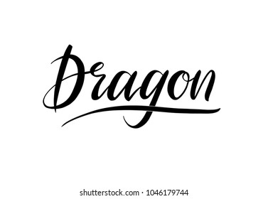 Dragon Letter Images, Stock Photos & Vectors | Shutterstock