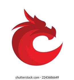 Dragon Vector Logo Design Template