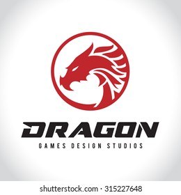 Dragon Vector Logo Template Stock Vector (Royalty Free) 315227657