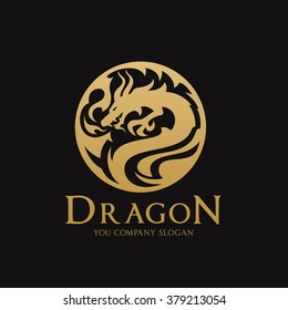 Dragon Vector Logo Template