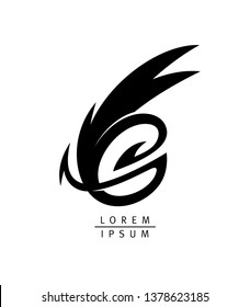 Dragon vector logotype