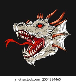 Dragon Vector Style Japan Of dragon