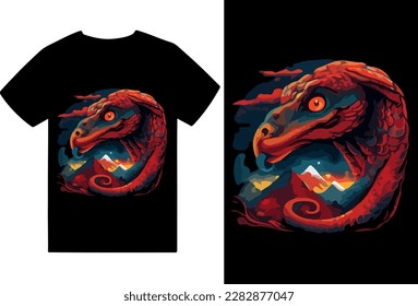 Dragon Vector T-shirt deisgn And Baby dragon illustration file