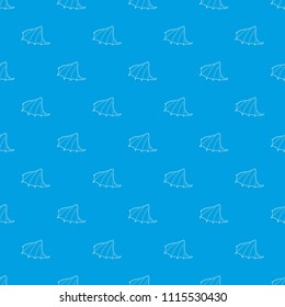 Dragon wing pattern vector seamless blue repeat for any use