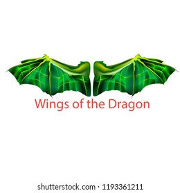 dragon, wings, green