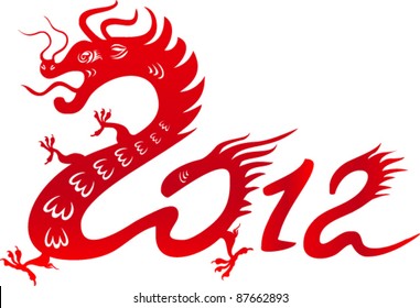 Dragon year 2012. Chinese zodiac