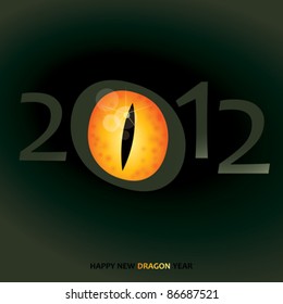 DRAGON YEAR 2012 / Happy New Year card