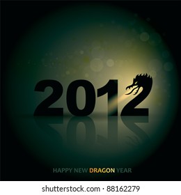 DRAGON YEAR 2012 / Happy New Year greeting card