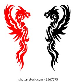 Dragon.Check my portfolio for much more of this series of similar vector items.