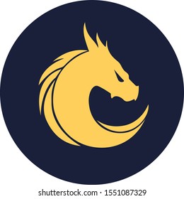 Dragonex Coin Vector Logo Icon