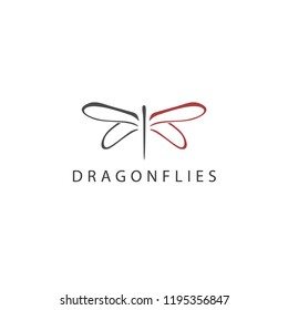 Dragonflies Logo Template
