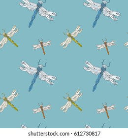 Dragonflies pattern