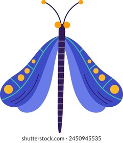 Dragonfly Abstract Insect Vector Illustration