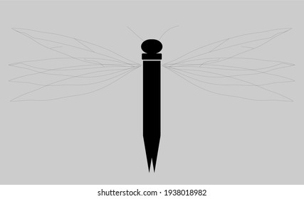 the dragonfly is a animal  that can't get  away from water