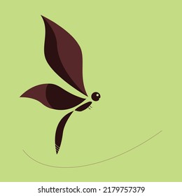 Dragonfly, bird with follower design