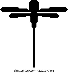 dragonfly black flat vector icon