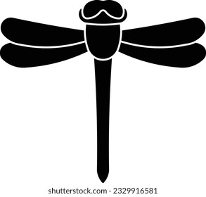 Drachenfliege-Insektenkäfer-Tier Glyph