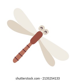 Dragonfly. Hand Drawn Spring Icons.