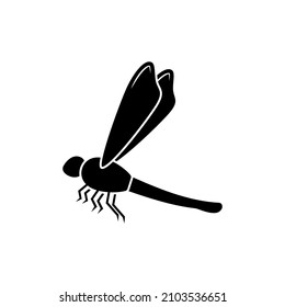 Dragonfly icon design template vector isolated