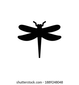 dragonfly icon glyph style vector design element