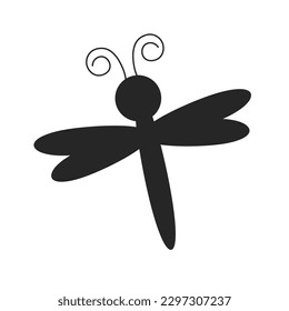 Drachensymbol-Illustration einzeln auf Vektorsymbol EPS