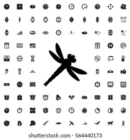 dragonfly icon illustration isolated vector sign symbol