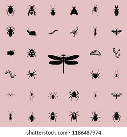 dragonfly icon. insect icons universal set for web and mobile
