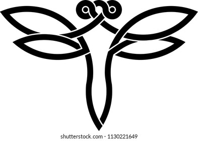 dragonfly icon and logo design