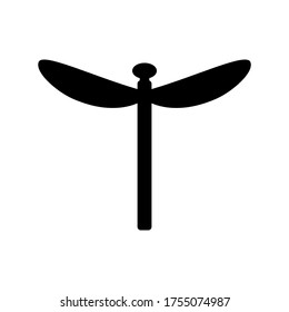 dragonfly  icon or logo isolated sign symbol vector illustration - high quality black style vector icons
