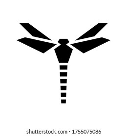 dragonfly  icon or logo isolated sign symbol vector illustration - high quality black style vector icons
