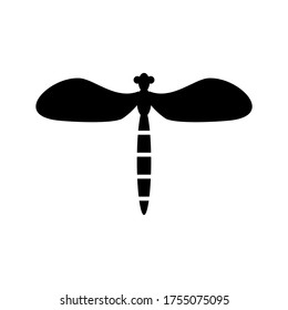 dragonfly  icon or logo isolated sign symbol vector illustration - high quality black style vector icons
