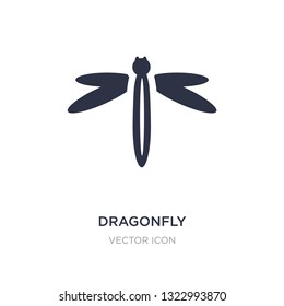 dragonfly icon on white background. Simple element illustration from Season concept. dragonfly sign icon symbol design.