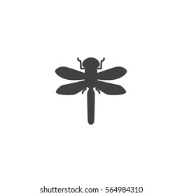 dragonfly icon. sign design