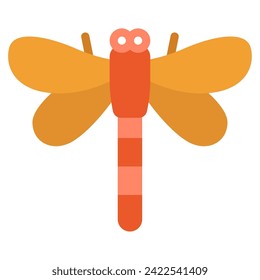 Dragonfly Icon Spring, for uiux, web, app, infographic, etc