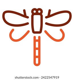 Dragonfly Icon Spring, for uiux, web, app, infographic, etc