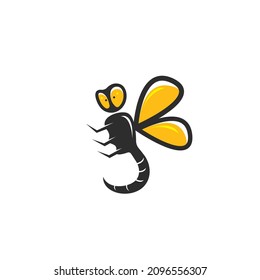 dragonfly icon vector concept design web template 