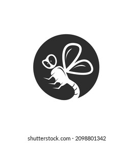 dragonfly icon vector concept design web template 