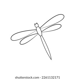 dragonfly icon vector illustration symbol design