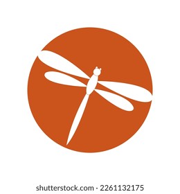 dragonfly icon vector illustration symbol design