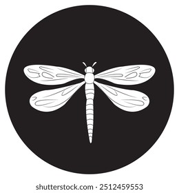 dragonfly icon vector illustration symbol design