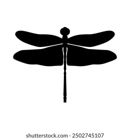 Dragonfly icon vector. Insect illustration sign. Butterfly symbol or logo.