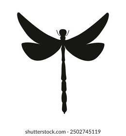 Dragonfly icon vector. Insect illustration sign. Butterfly symbol or logo.
